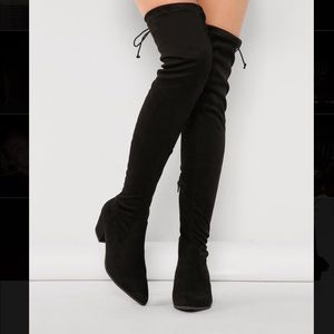 high knee boots